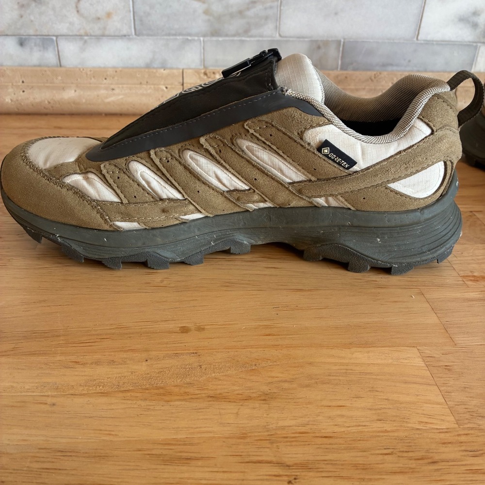 Merrell Moab Speed Zip GORE-TEX Womens 9 Coyote Olive J005320 Hiking Shoes - Picture 11 of 11